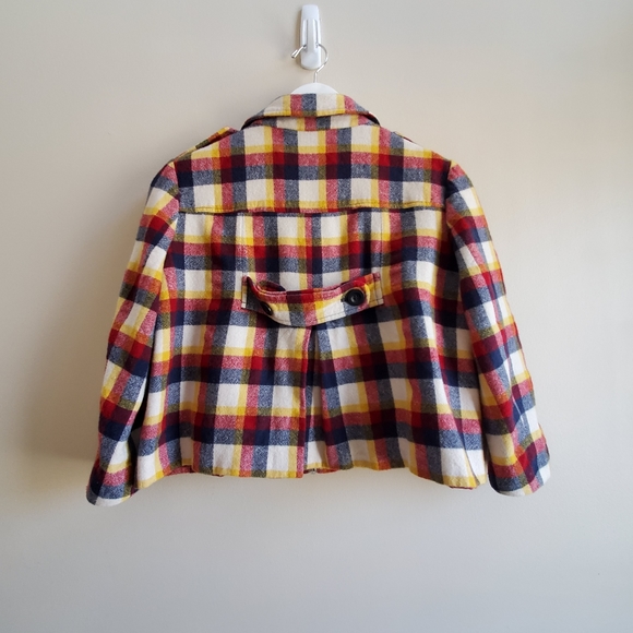 See by Chloe plaid alpaca blend cropped jacket - Picture 3 of 10